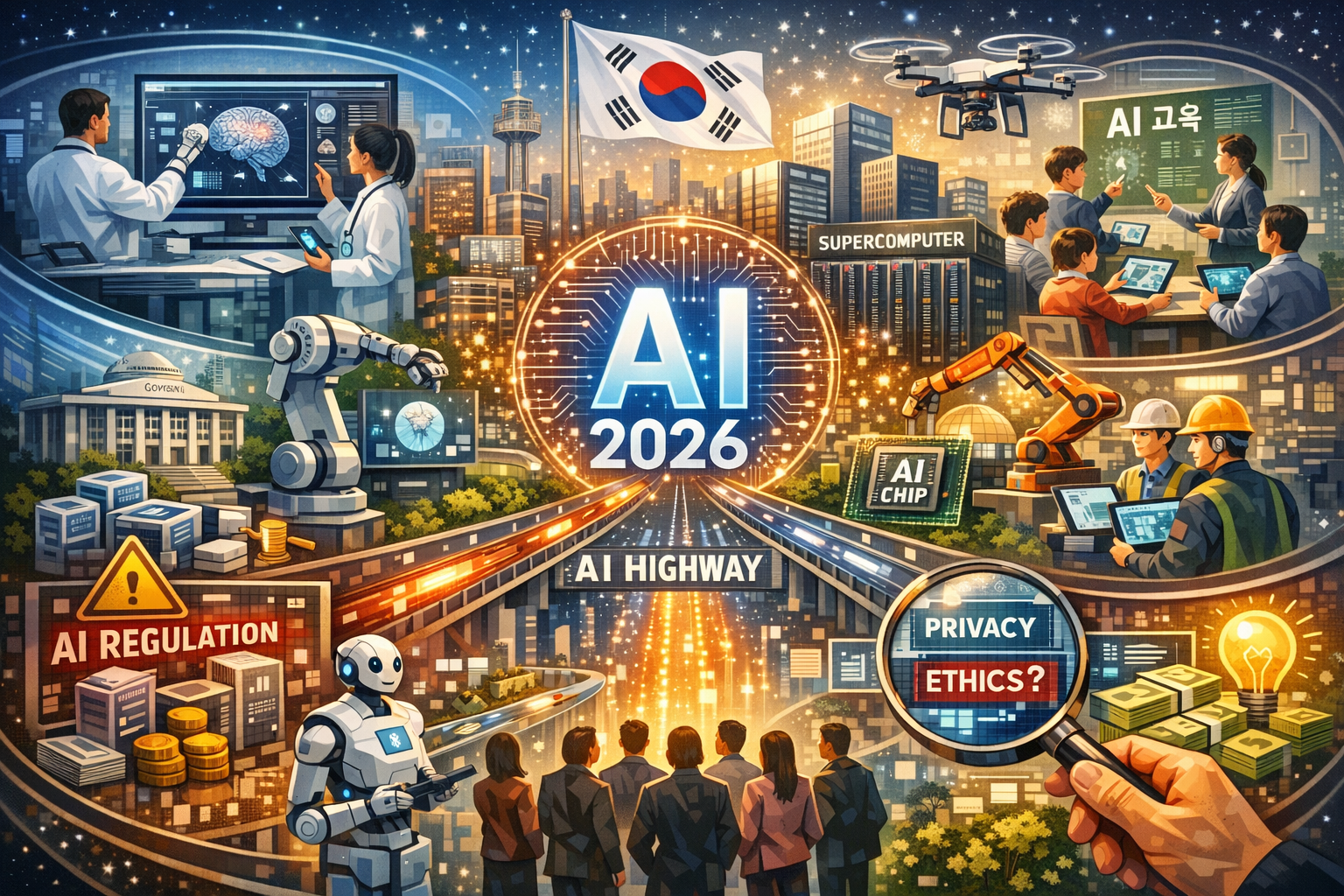 [AI로 바꾸는 세상] 인공지능 고속도로 가속 페달…미래기술 대동맥 뛴다