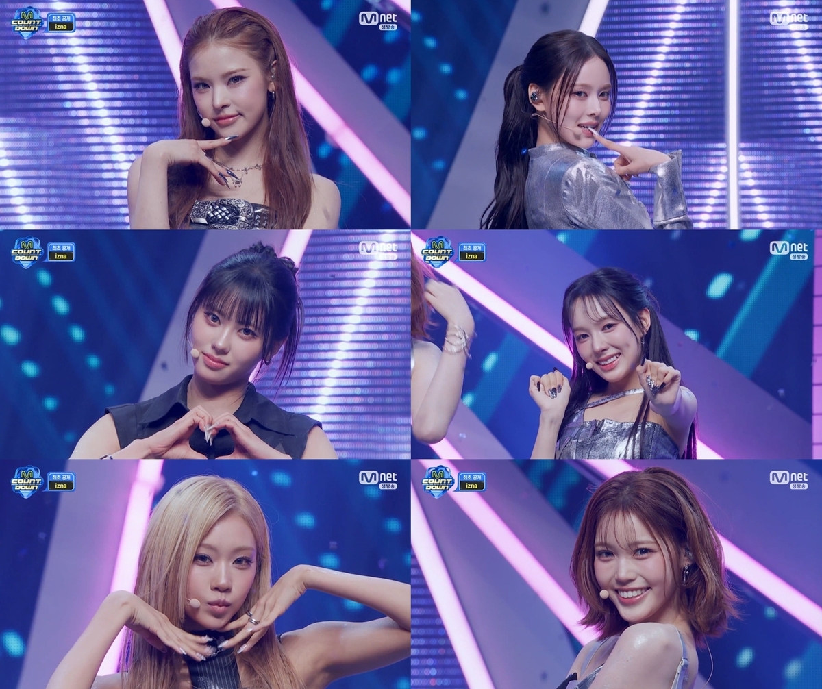 이즈나, ‘메트로놈’ 컴백 무대서 ‘원톱 비주얼 퍼포머’ 증명 