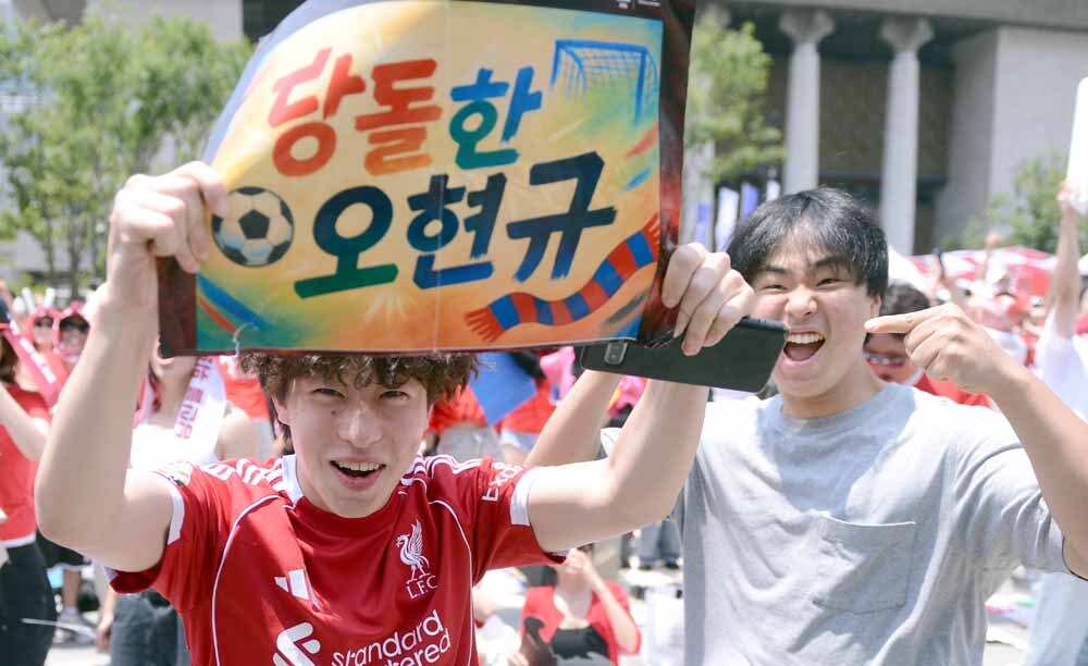 [SW포토]오현규가 넣었다!