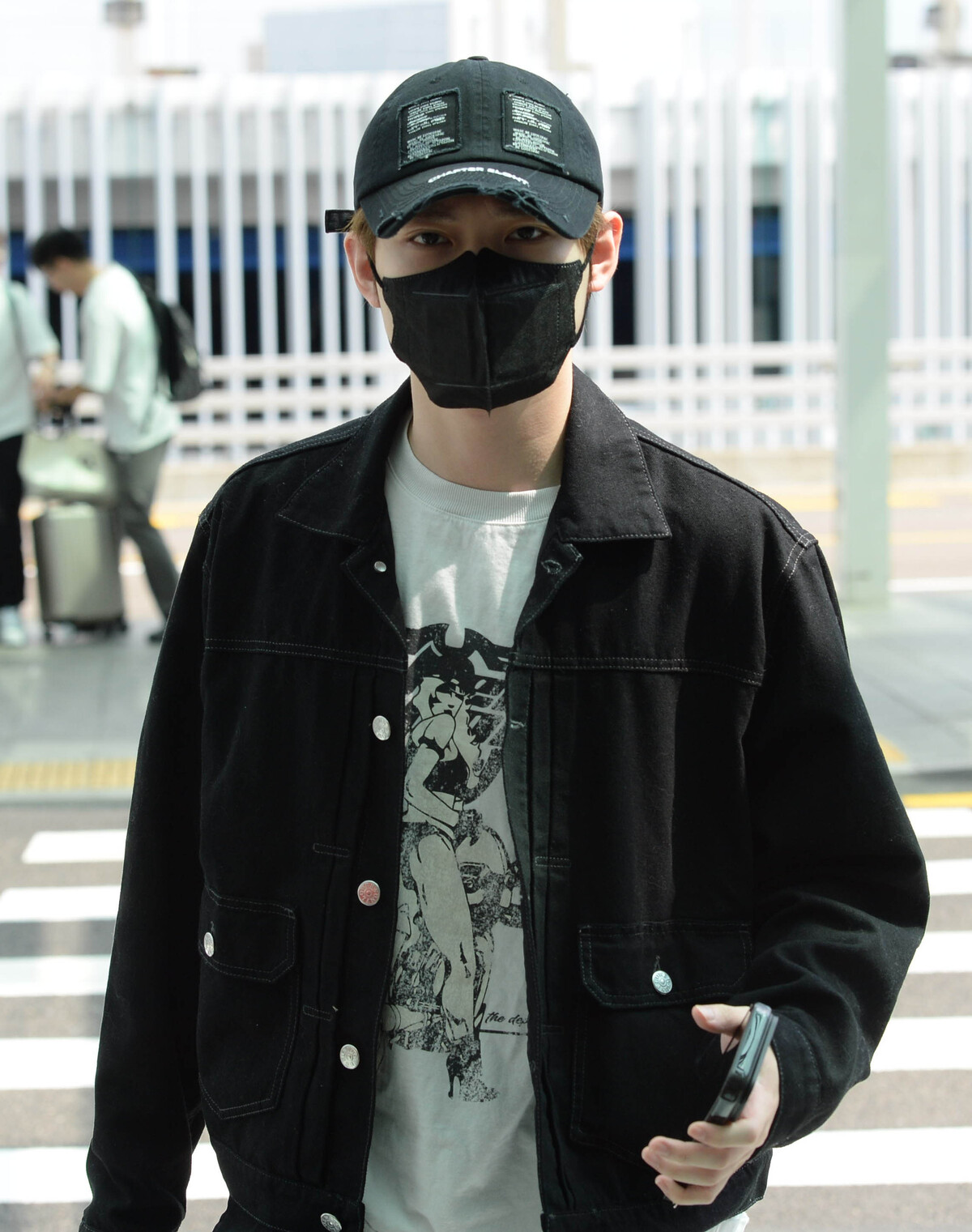 [SW포토] 천러, 블랙 패션으로 등장 