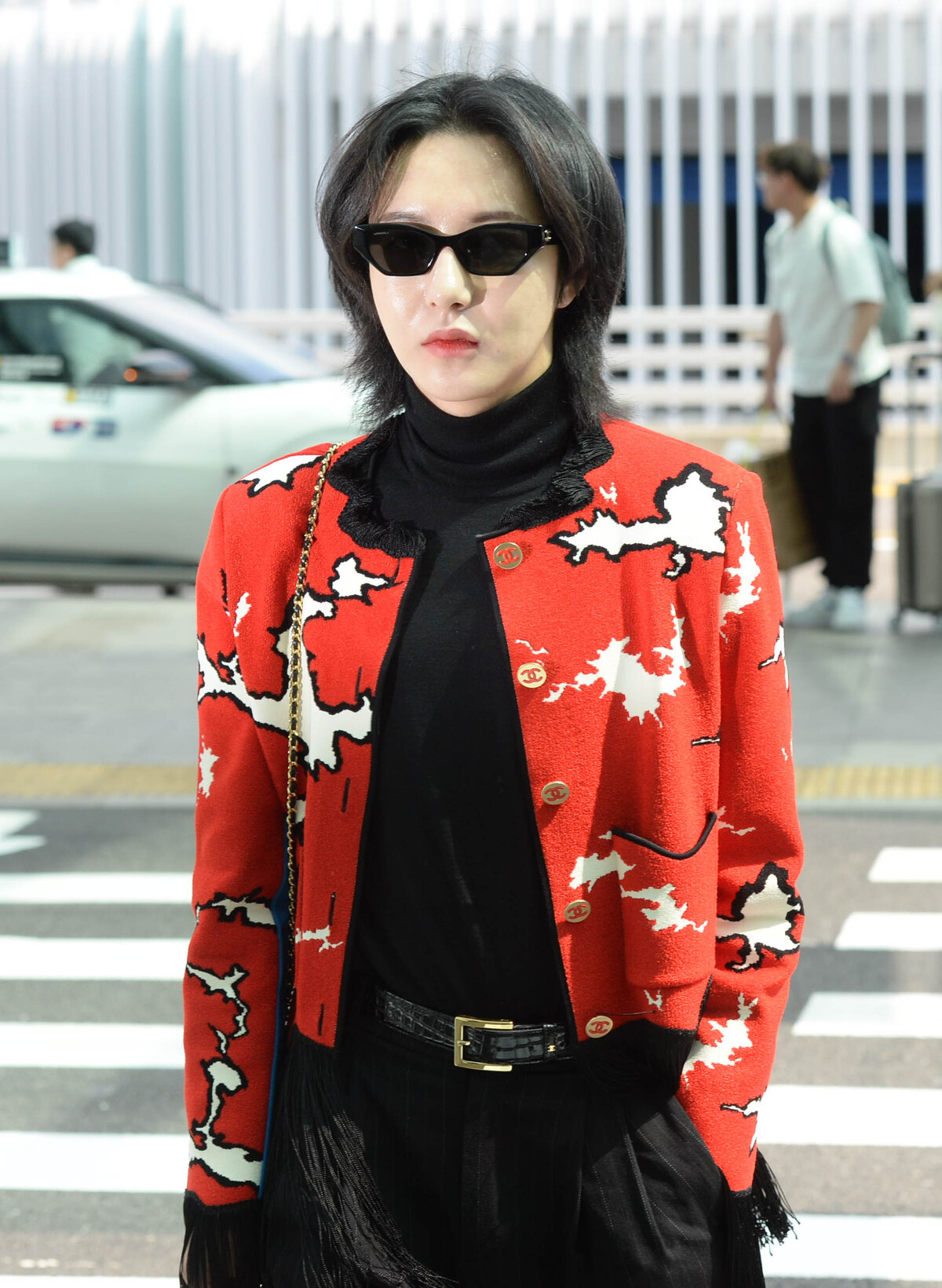[SW포토] 런쥔, 공항 밝히는 외모